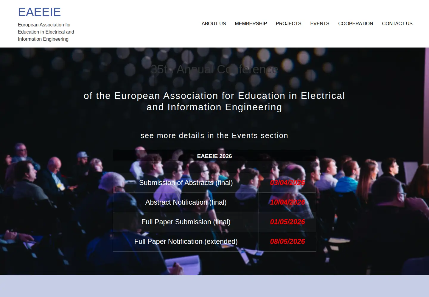 Screenshot of eaeeie.org