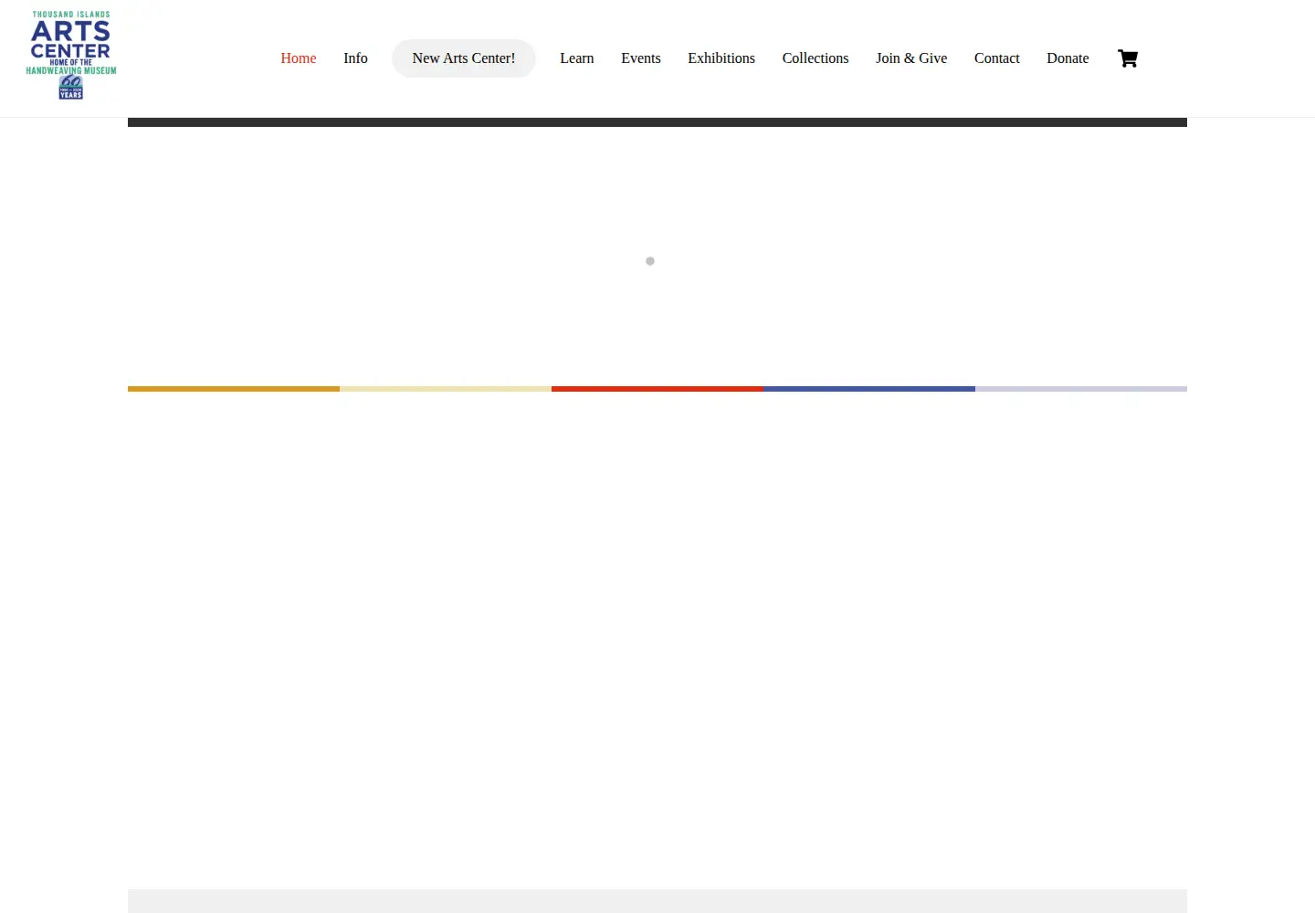Screenshot of tiartscenter.org