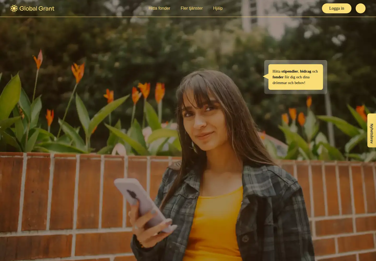 Captured homepage of globalgrant.com in the current scan