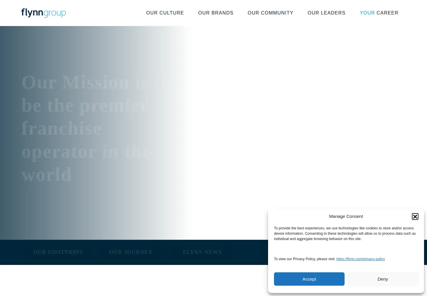 Screenshot of flynn.com