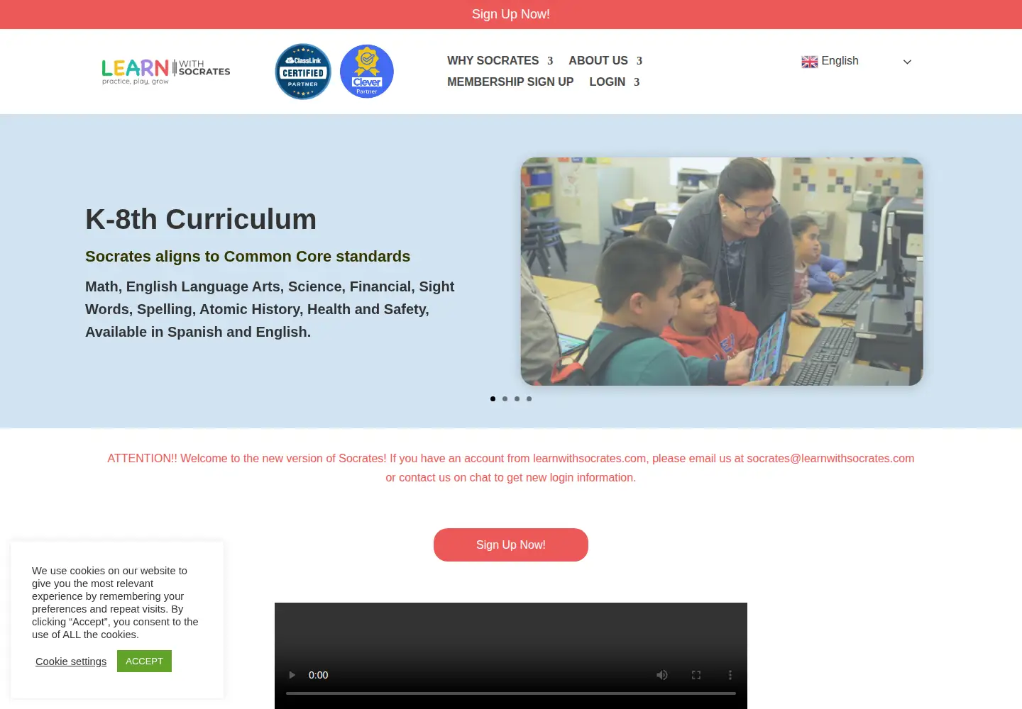 Screenshot of withsocrates.com