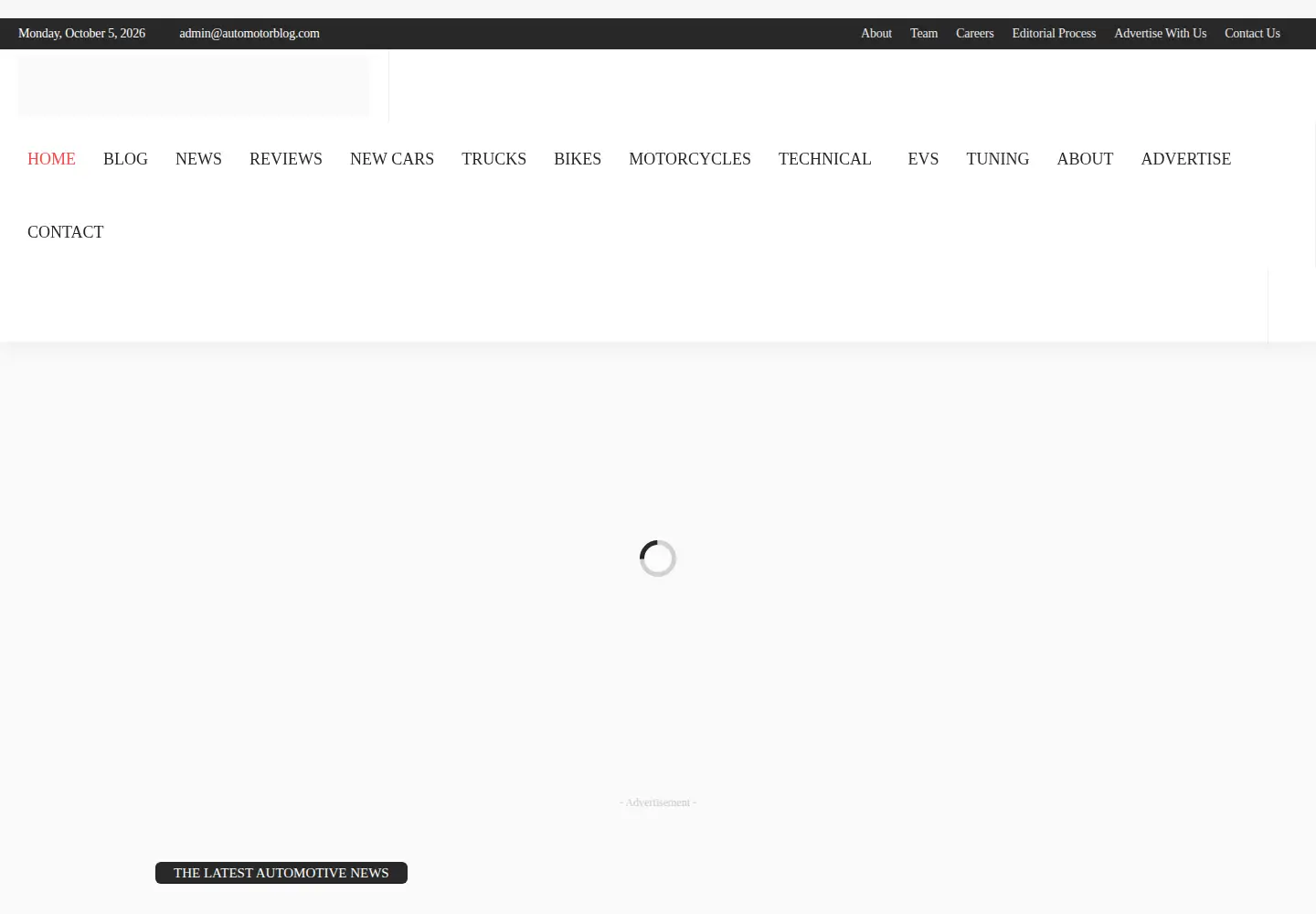 Screenshot of automotorblog.com