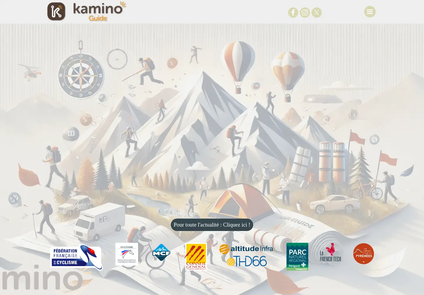 Screenshot of kaminoguide.com