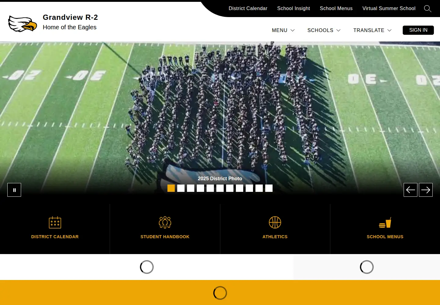 Screenshot of grandviewr2.com