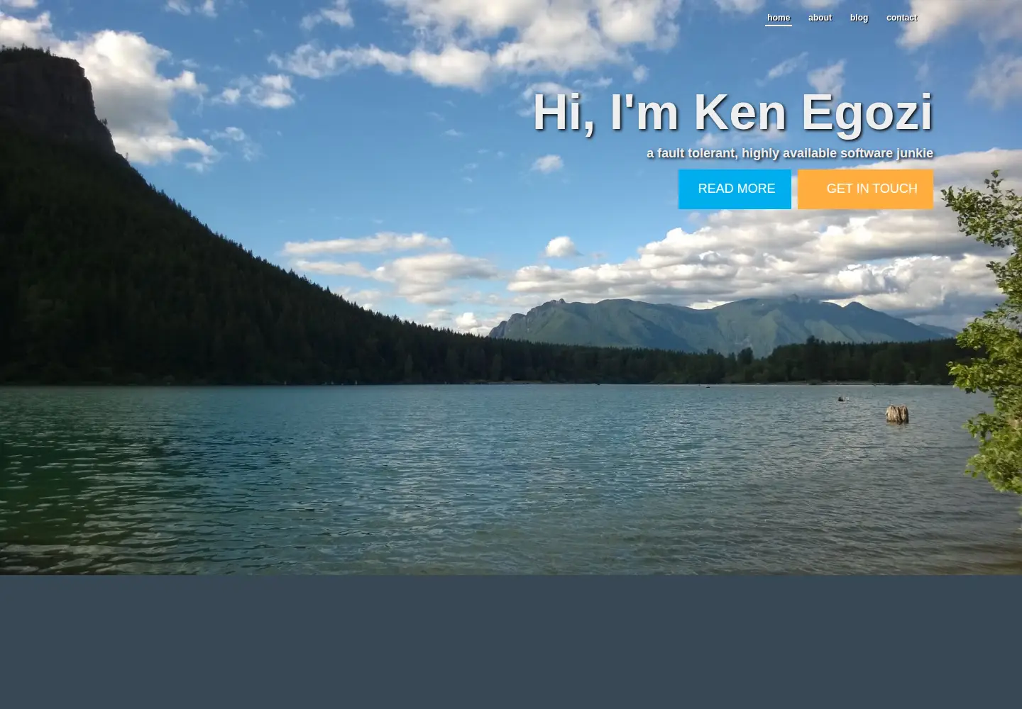 Screenshot of kenegozi.com