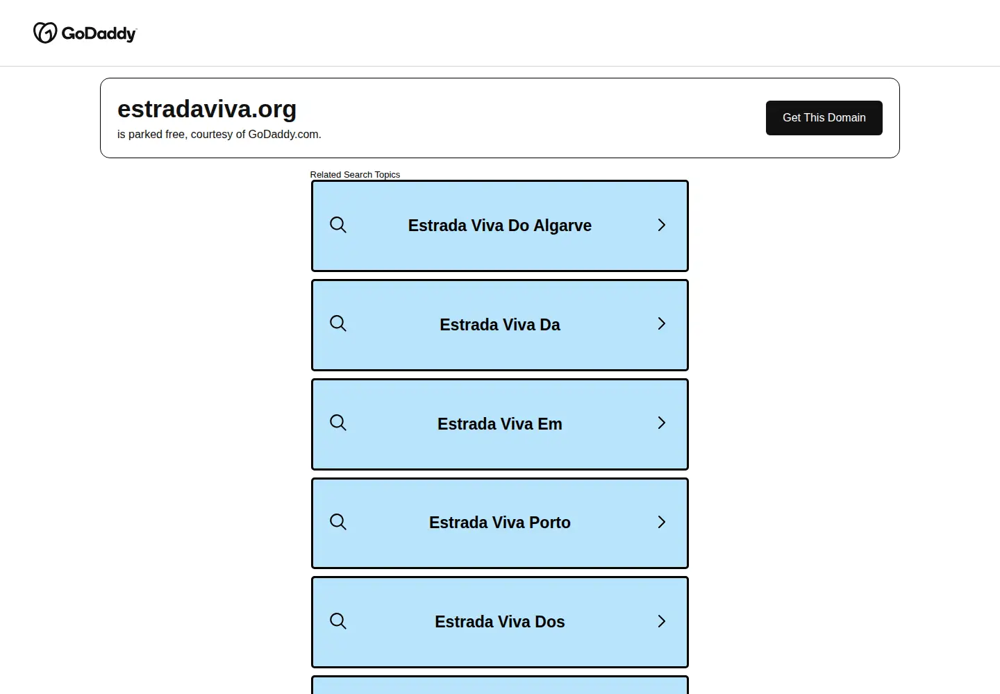 Screenshot of estradaviva.org