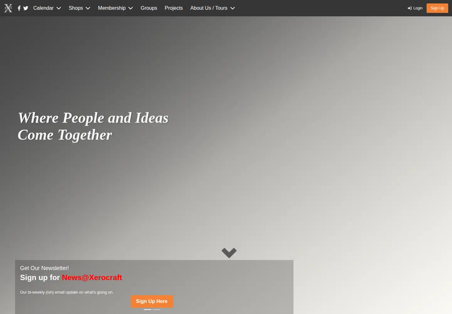 Screenshot of xerocraft.org