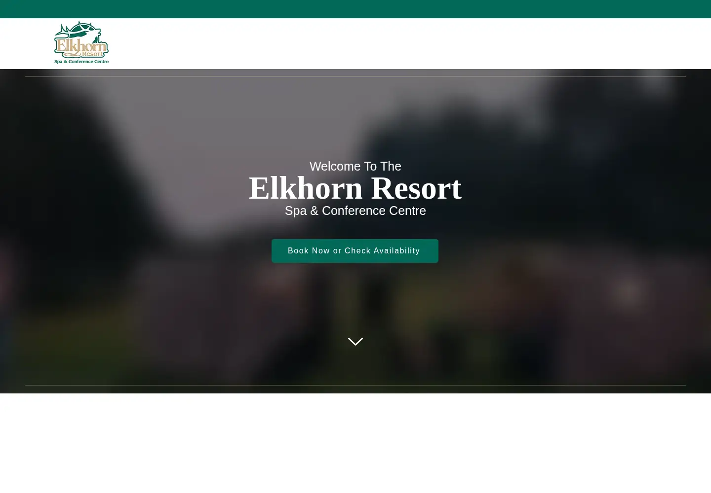Captured homepage of elkhornresort.mb.ca in the current scan