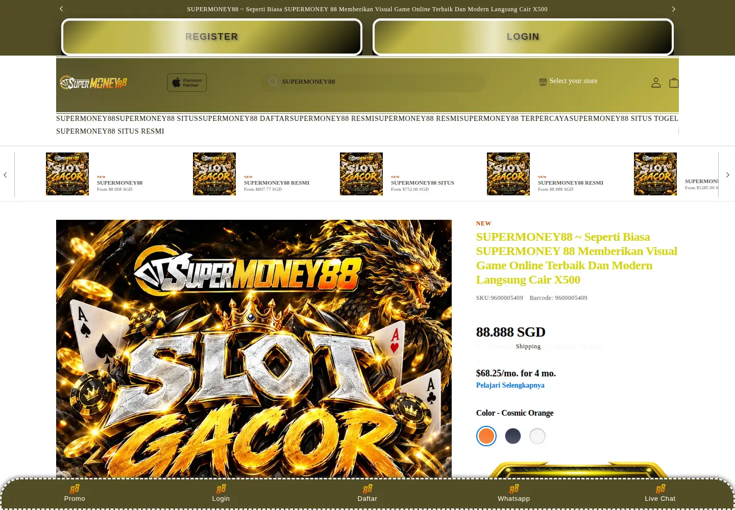 Screenshot of mondeguinho.com