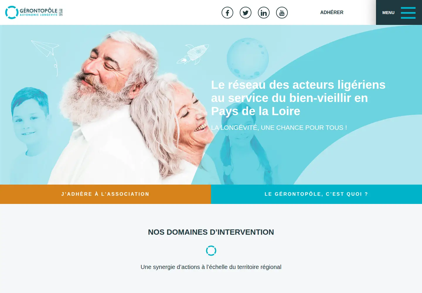 Screenshot of gerontopole-paysdelaloire.fr