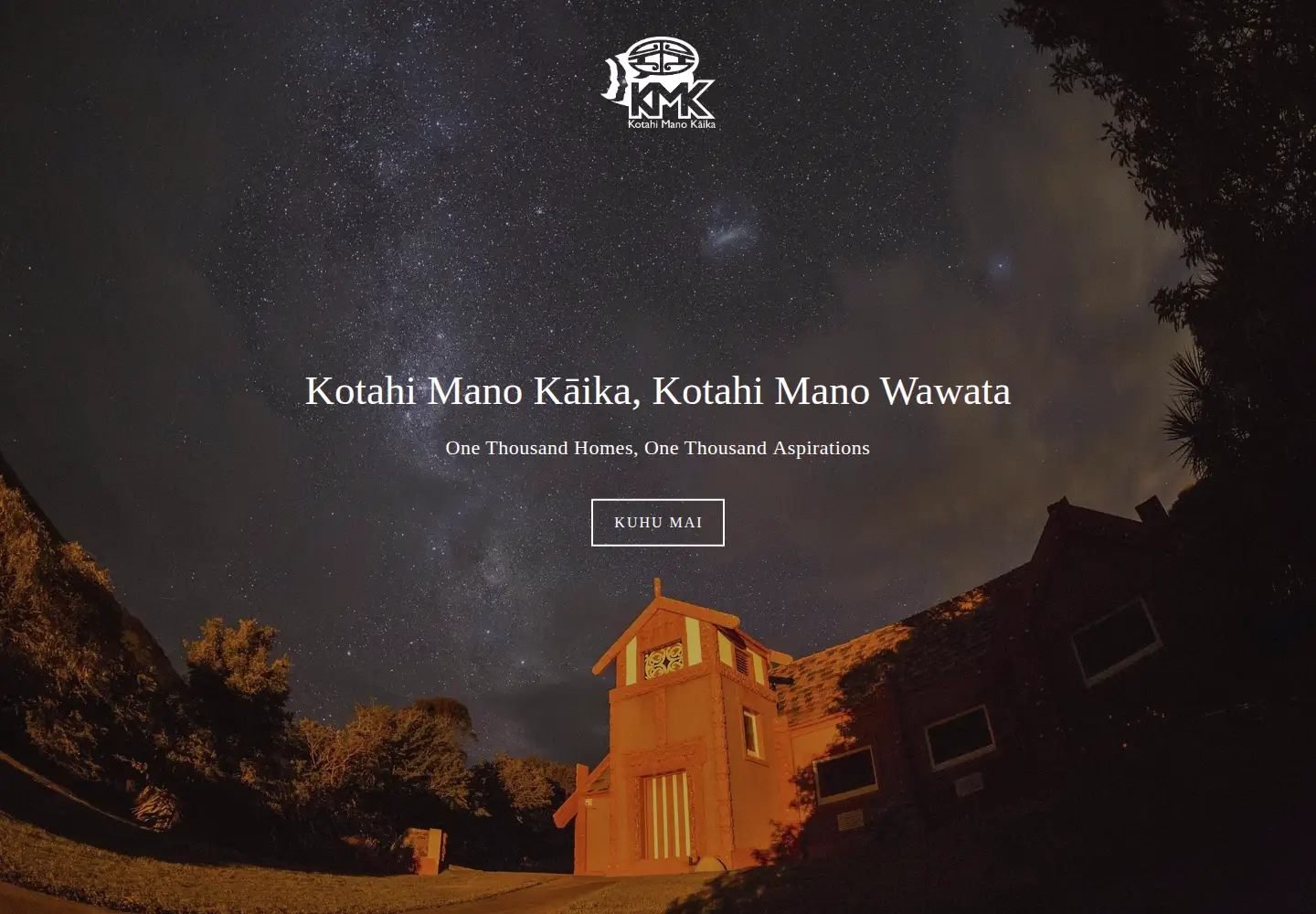 Screenshot of kmk.maori.nz