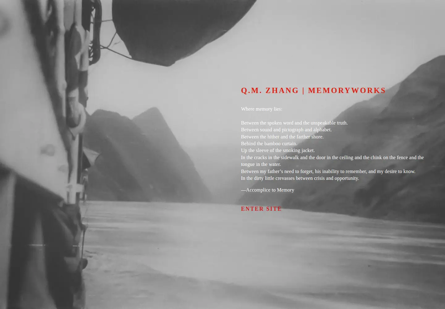 Screenshot of qmzhang.com