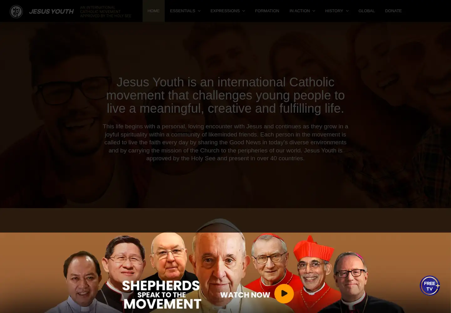 Screenshot of jesusyouth.org