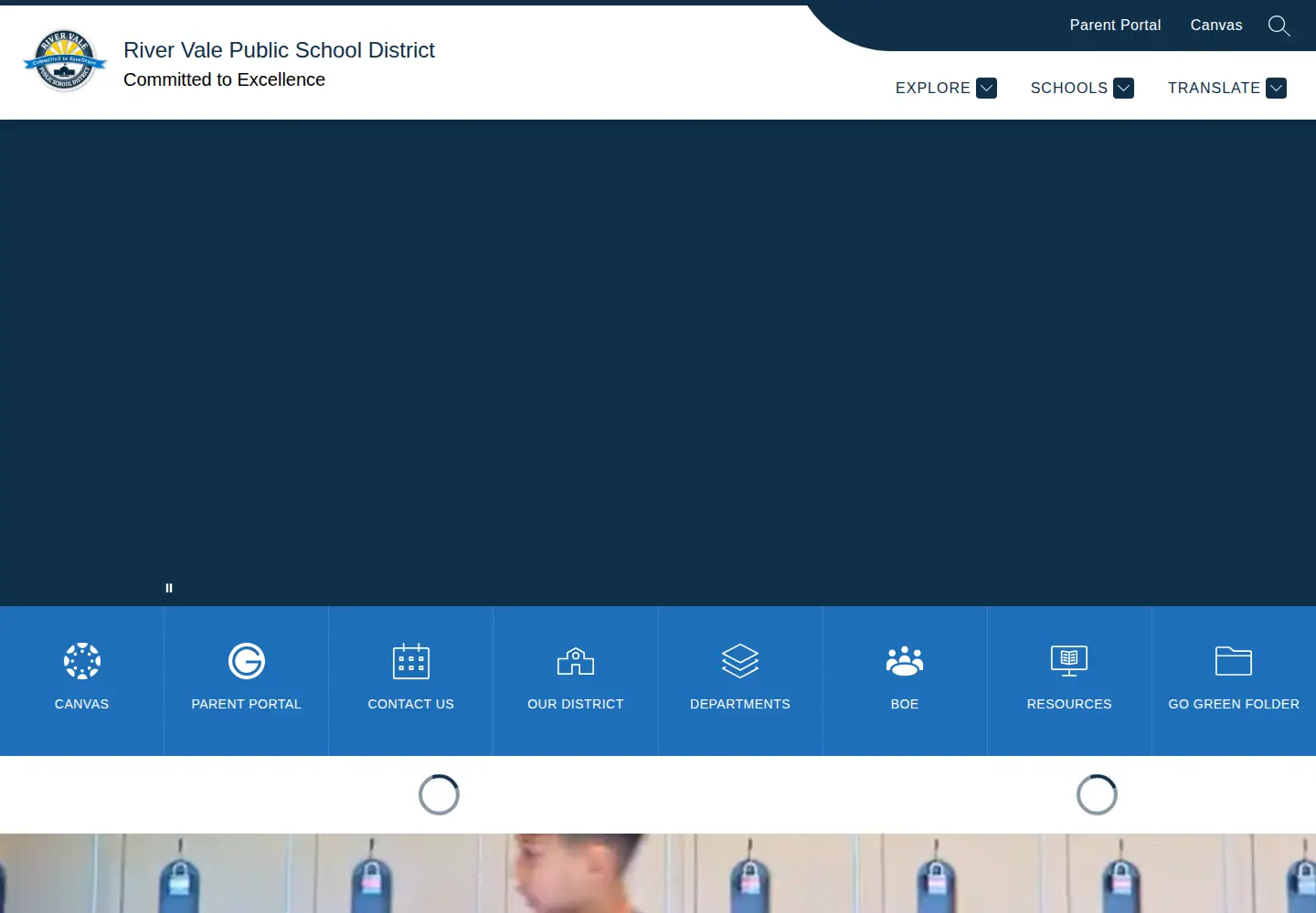 Screenshot of rivervaleschools.com