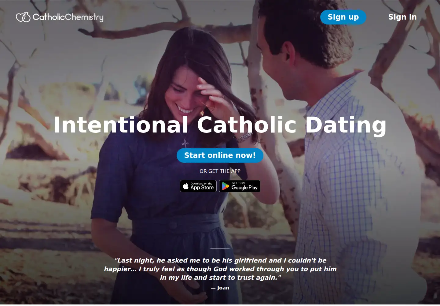 Screenshot of catholicchemistry.com
