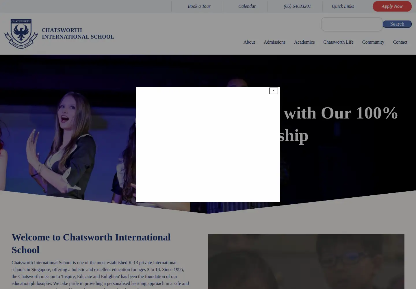 Screenshot of chatsworth.com.sg