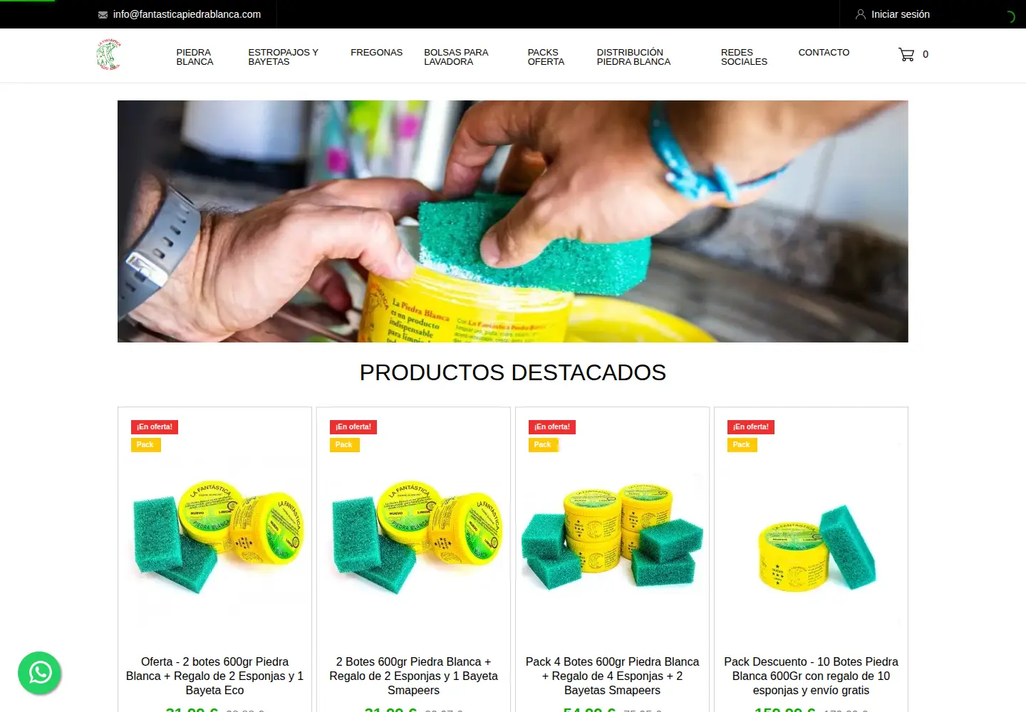Screenshot of fantasticapiedrablanca.com