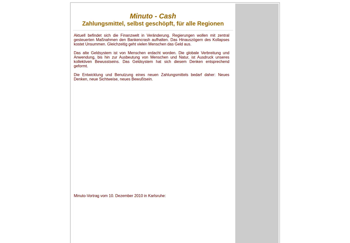 Screenshot of minutocash.org