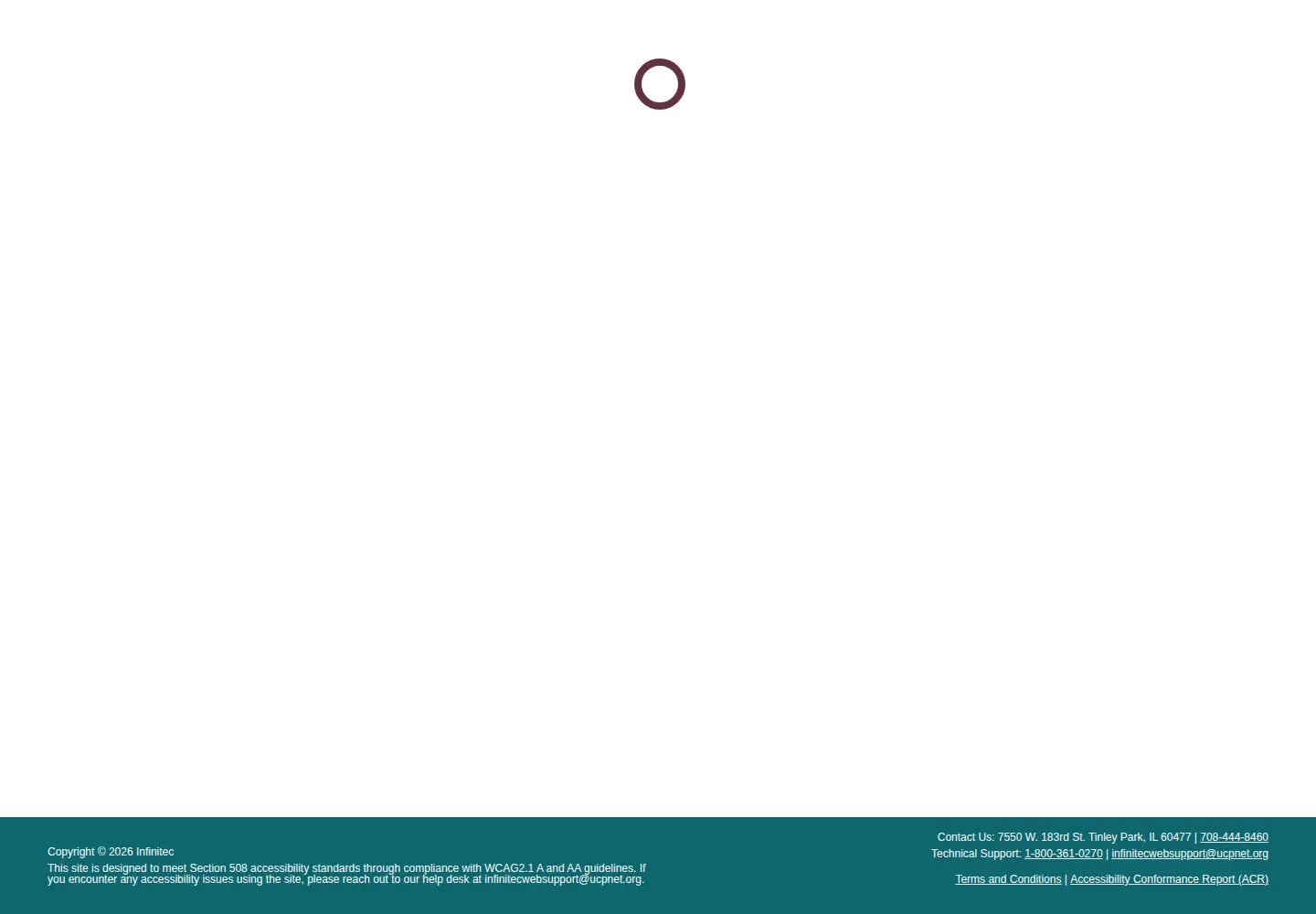 Screenshot of myinfinitec.org