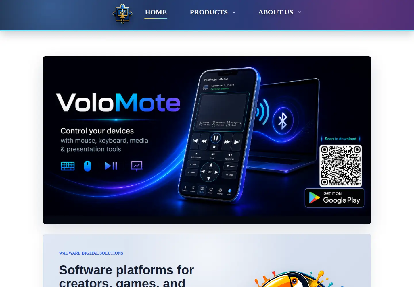 Screenshot of wagware.com