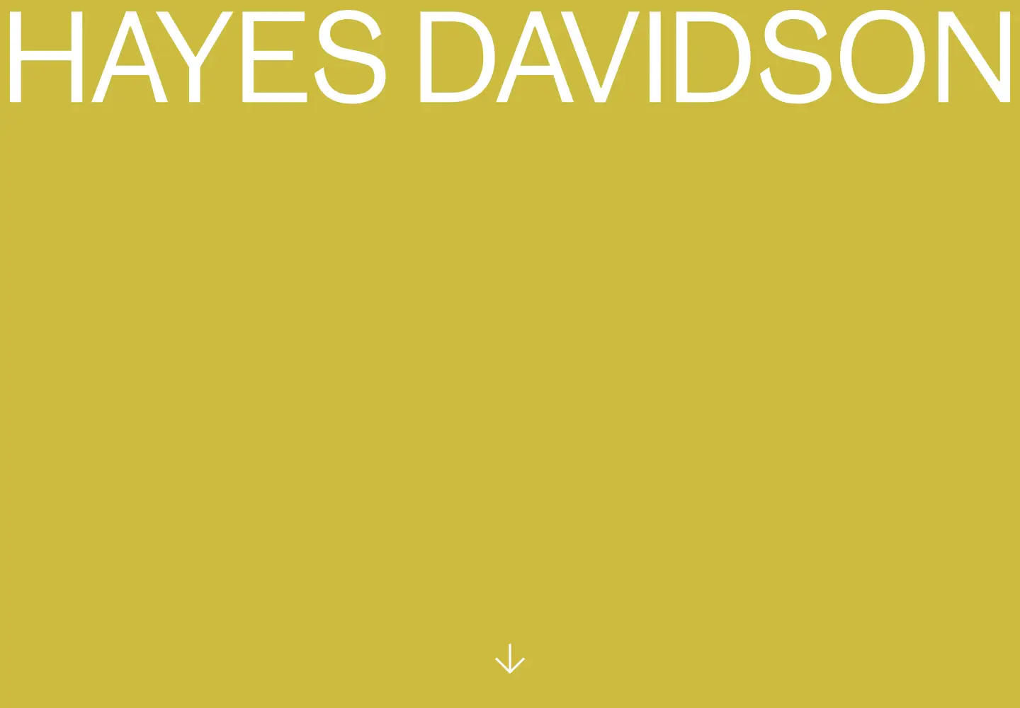Captured homepage of hayesdavidson.com in the current scan