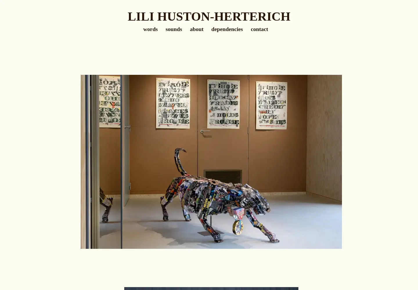 Screenshot of lilihustonherterich.com