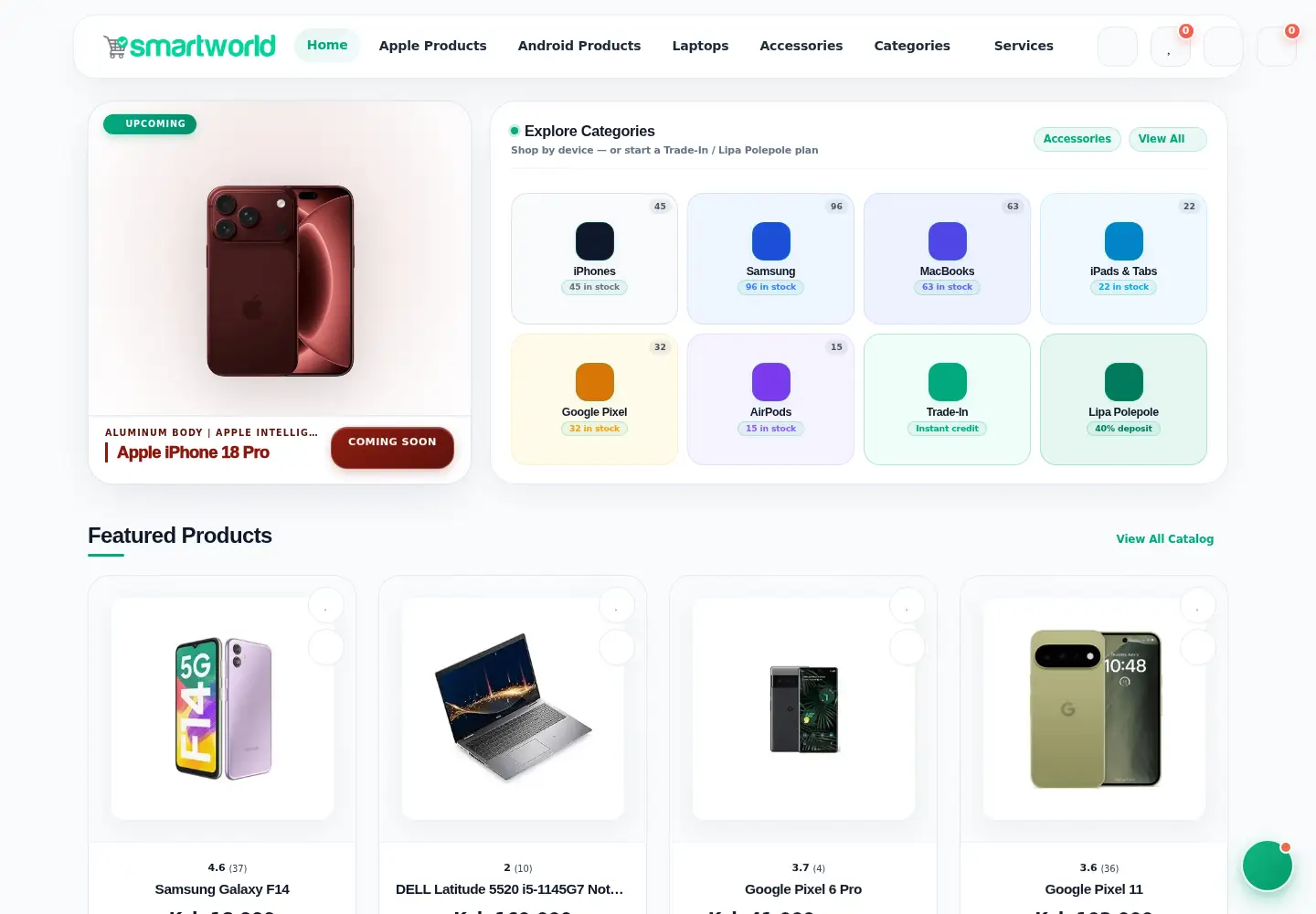 Screenshot of smartworldkenya.com