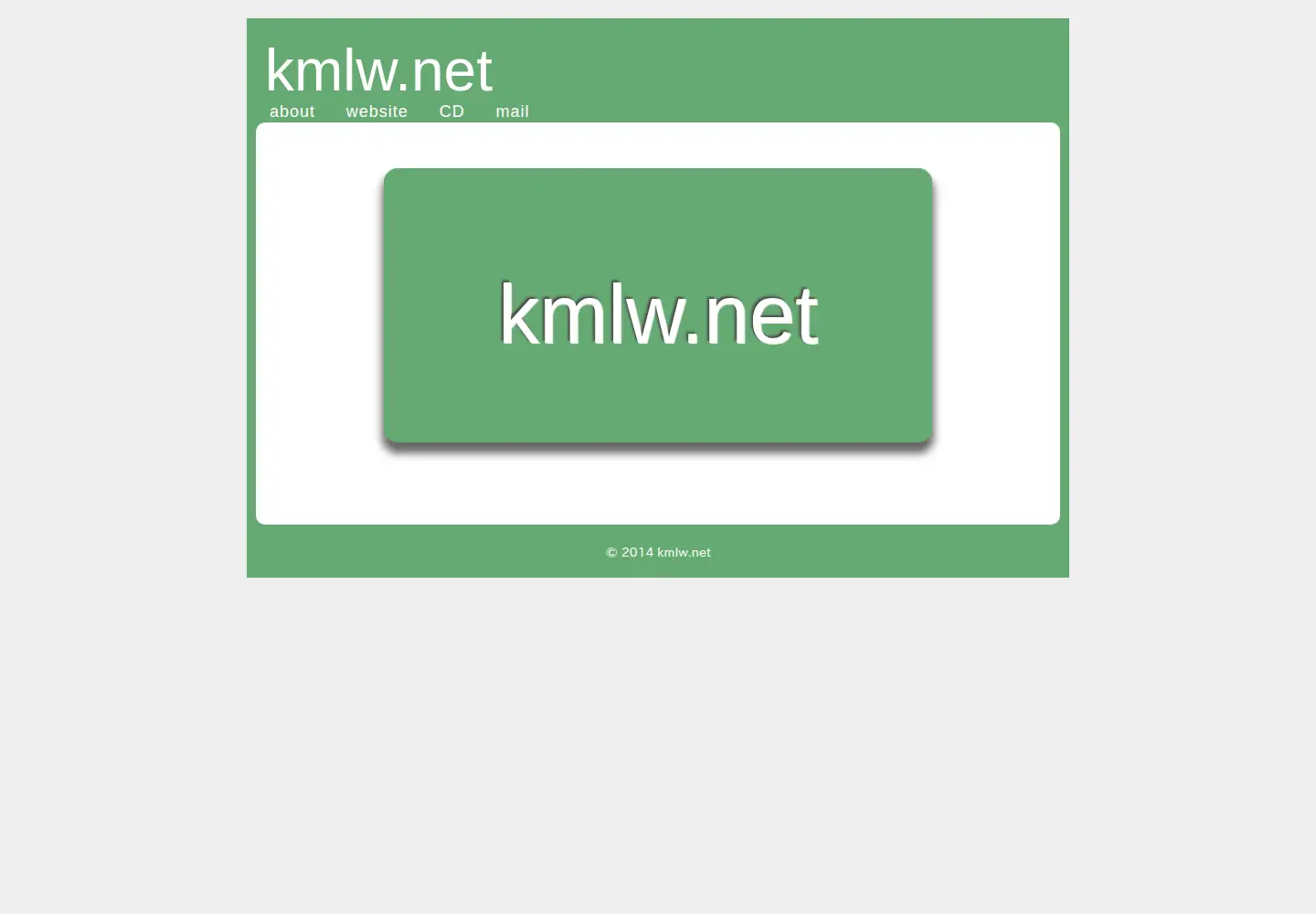 Captured homepage of kmlw.net in the current scan