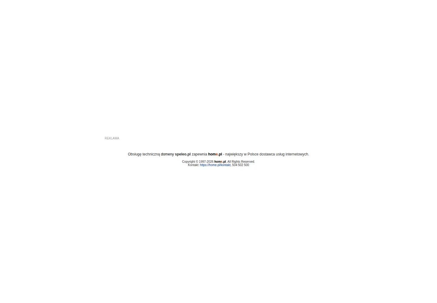 Screenshot of speleo.pl
