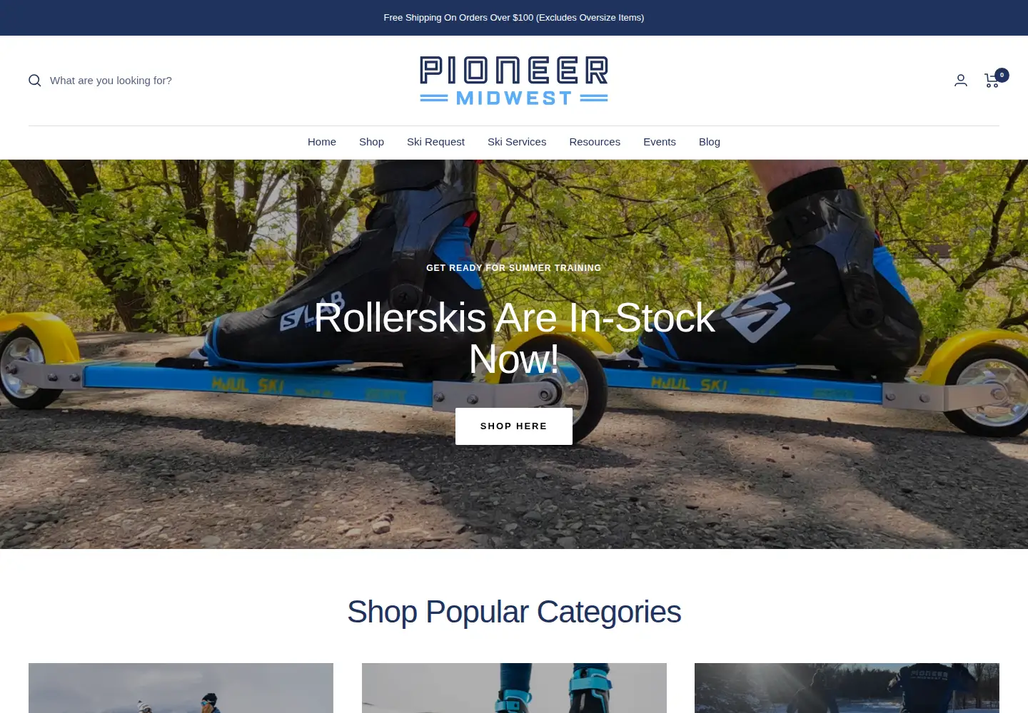 Captured homepage of pioneermidwest.com in the current scan