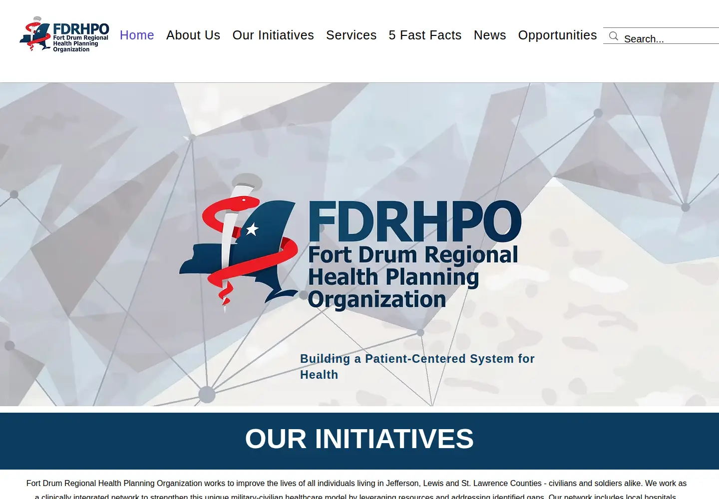 Screenshot of fdrhpo.org