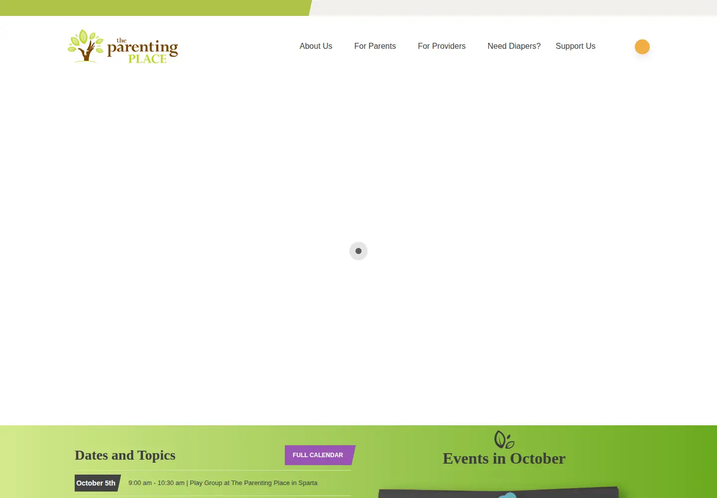 Screenshot of theparentingplace.net