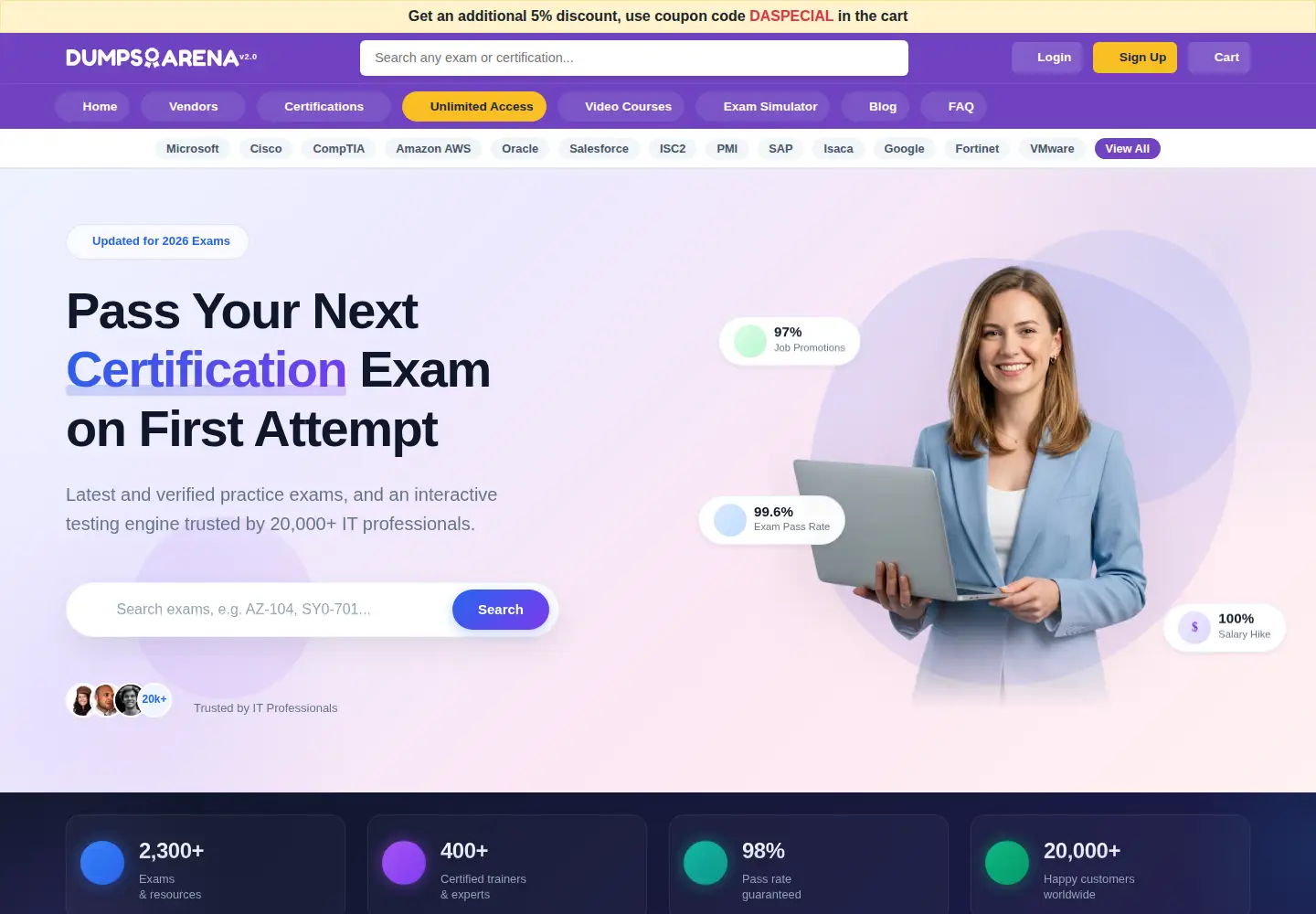 Captured homepage of dumpsarena.co in the current scan