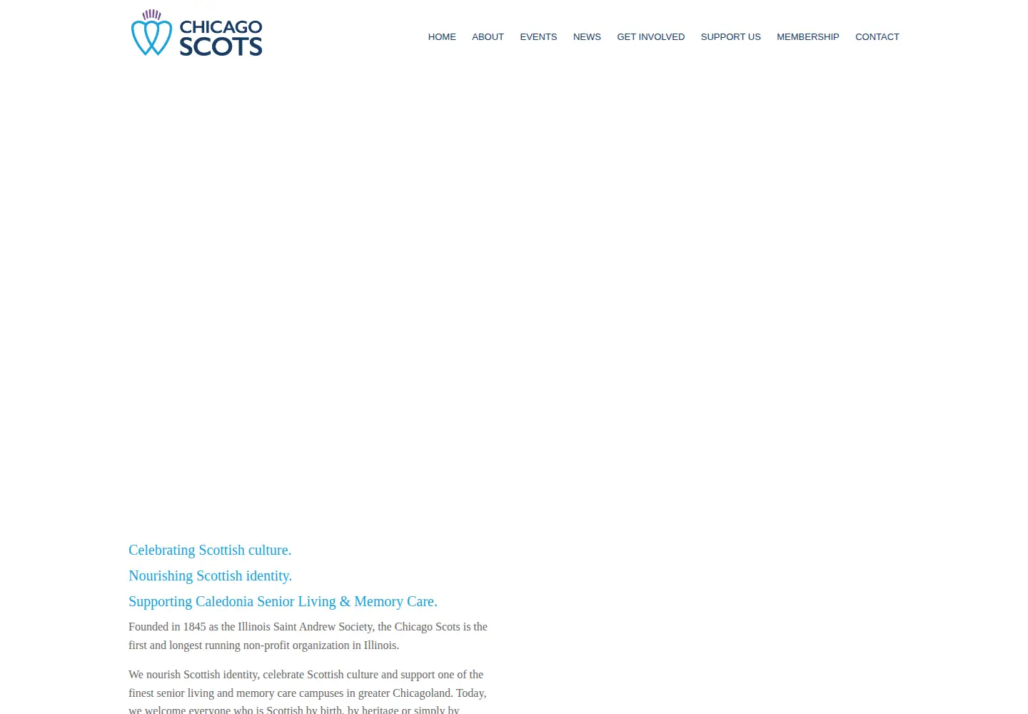 Screenshot of chicagoscots.org