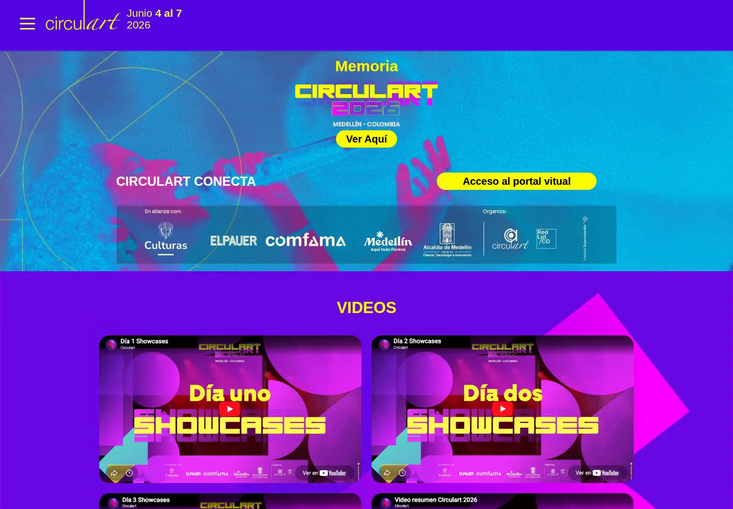 Screenshot of circulart.org