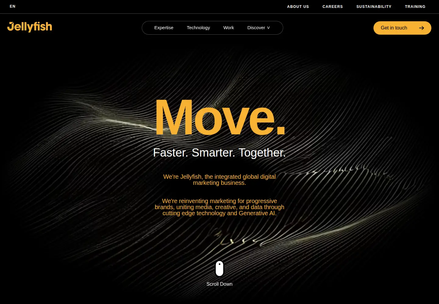 Screenshot of jellyfish.co.uk