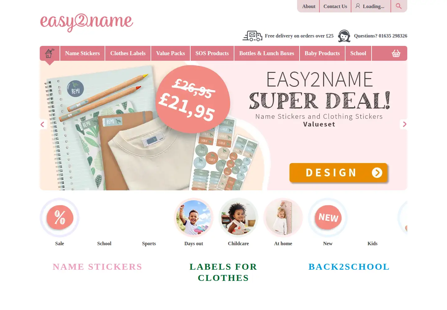 Screenshot of easy2name.com