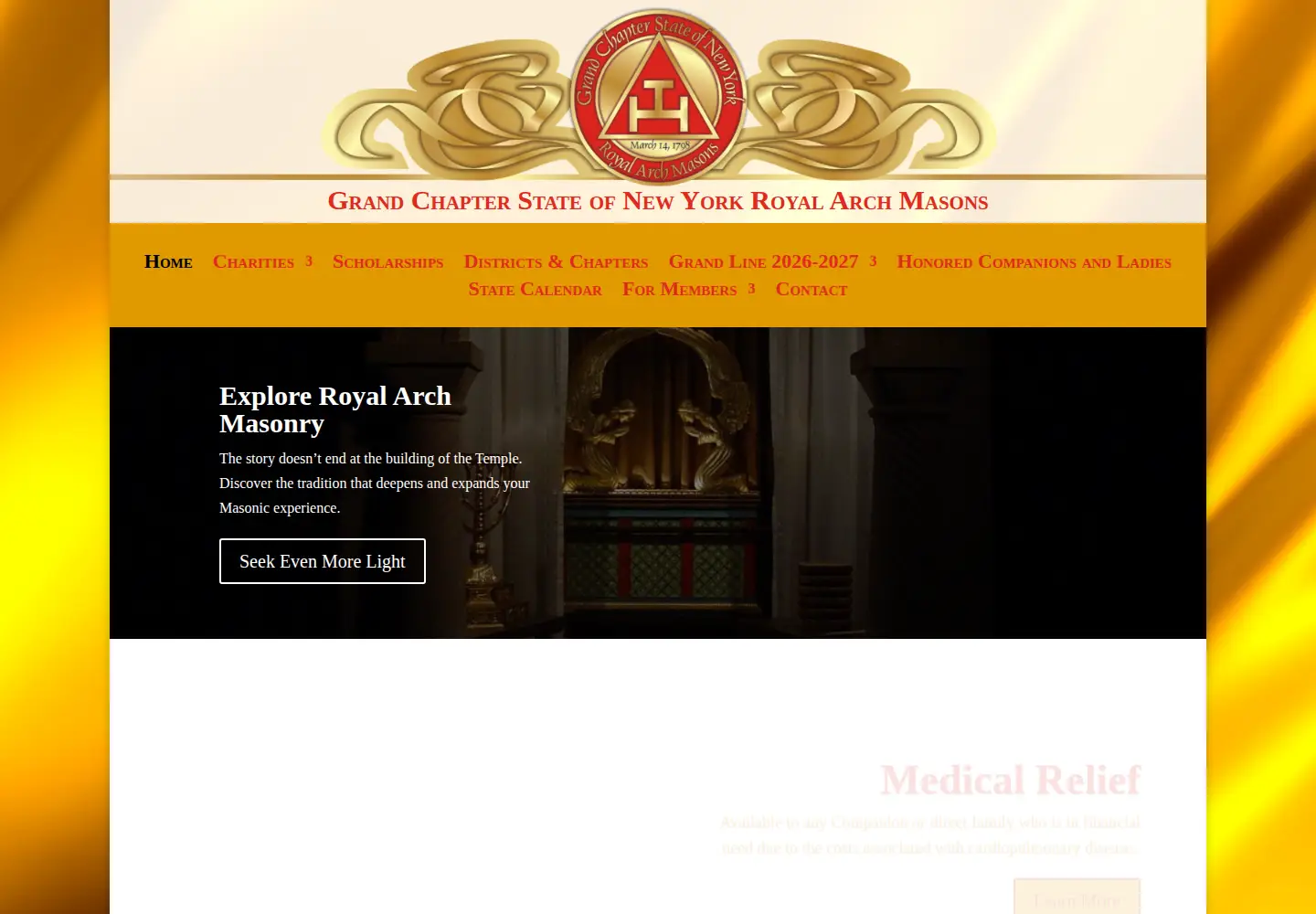 Screenshot of ny-royal-arch.org