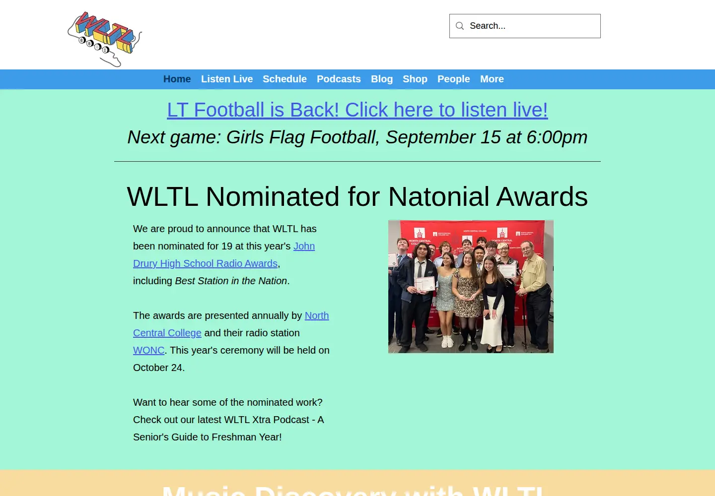 Screenshot of wltl.net