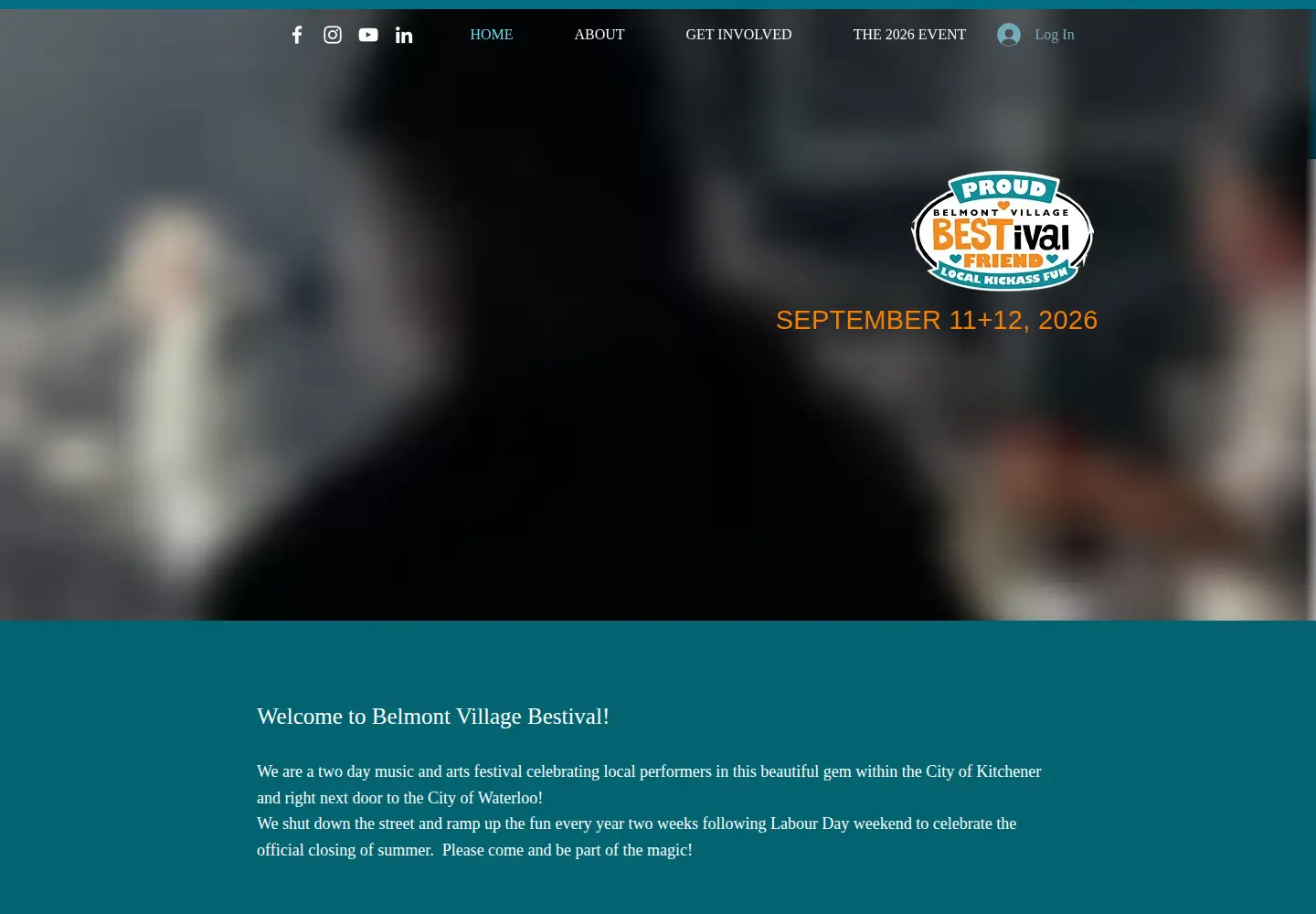 Screenshot of belmontvillagebestival.com
