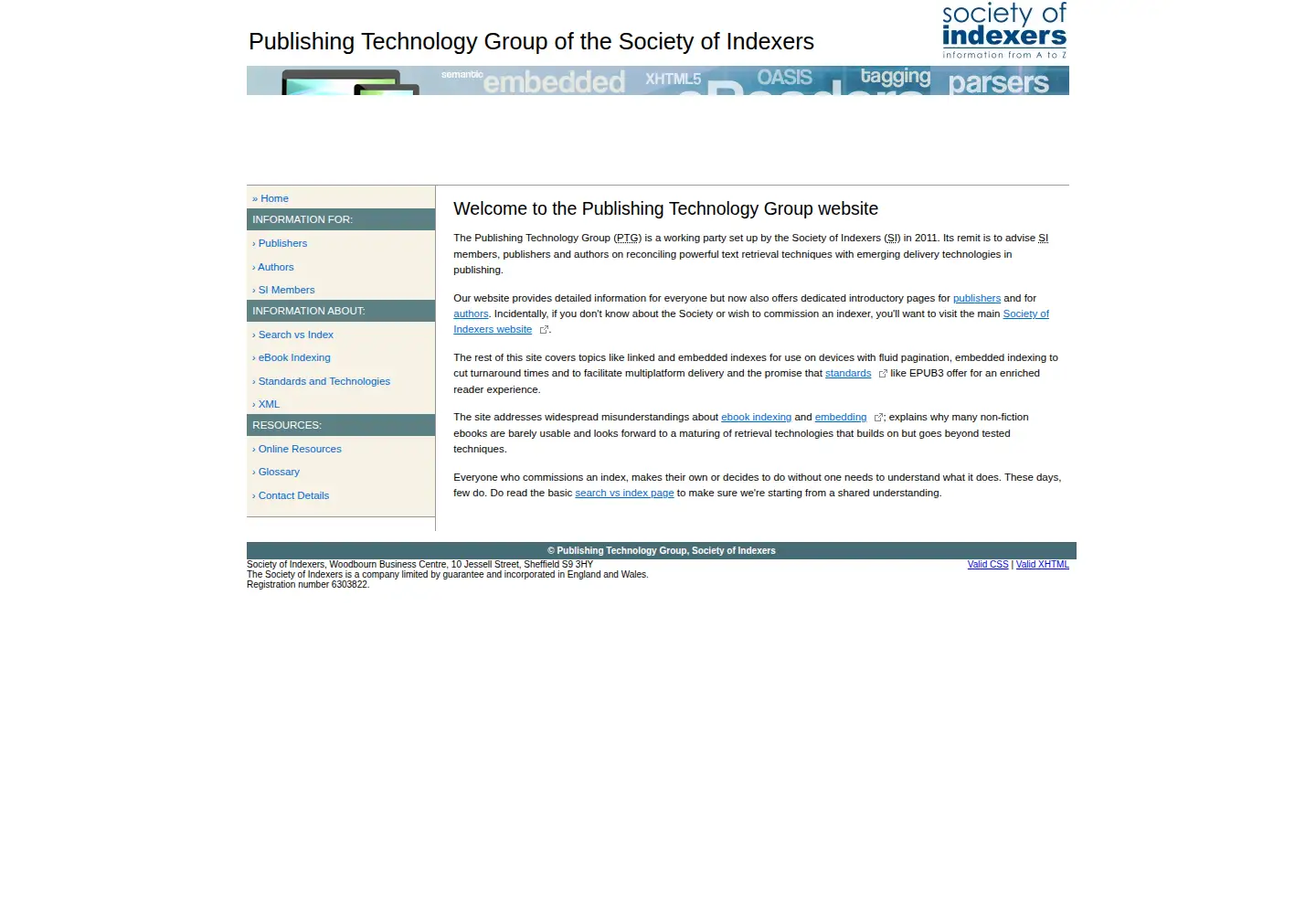 Screenshot of ptg-indexers.org.uk
