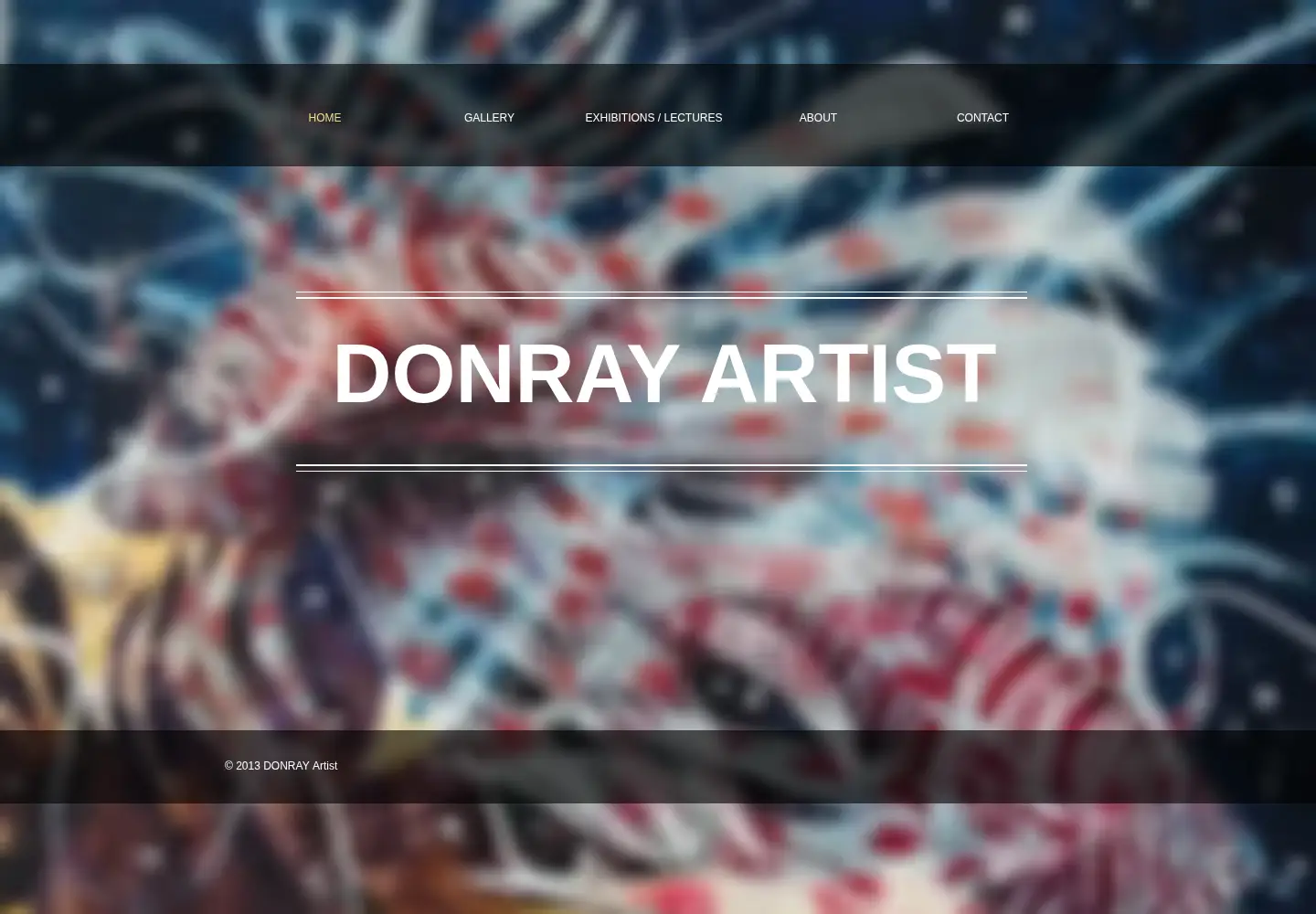 Screenshot of donrayartist.com