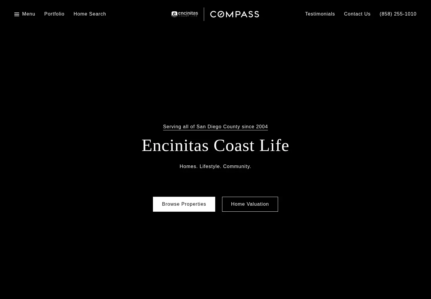 Screenshot of encinitascoastlife.com