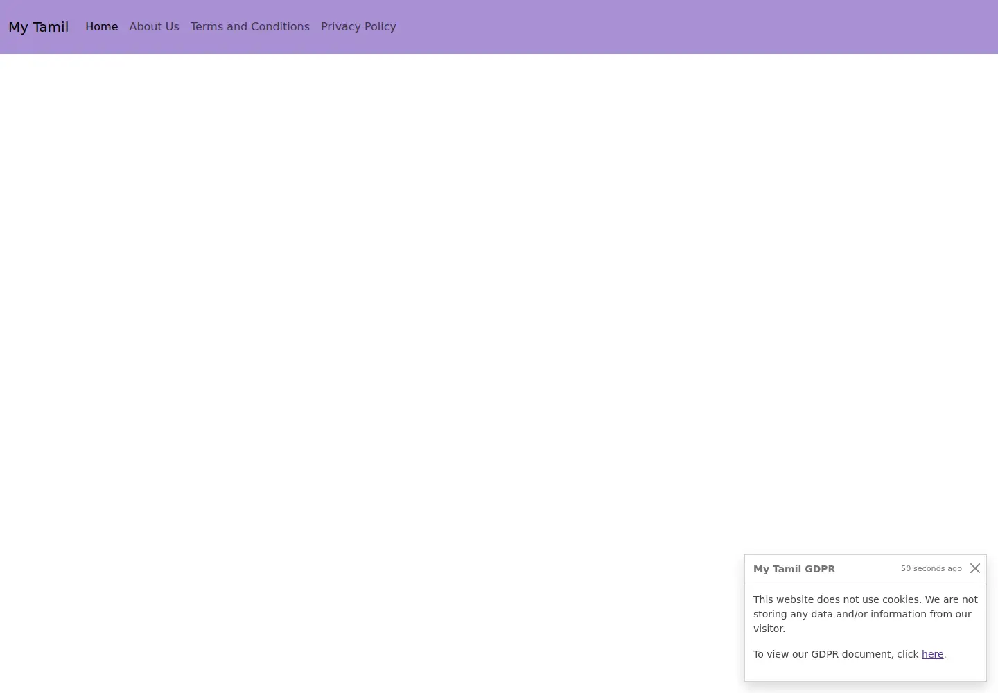 Screenshot of my-tamil.com