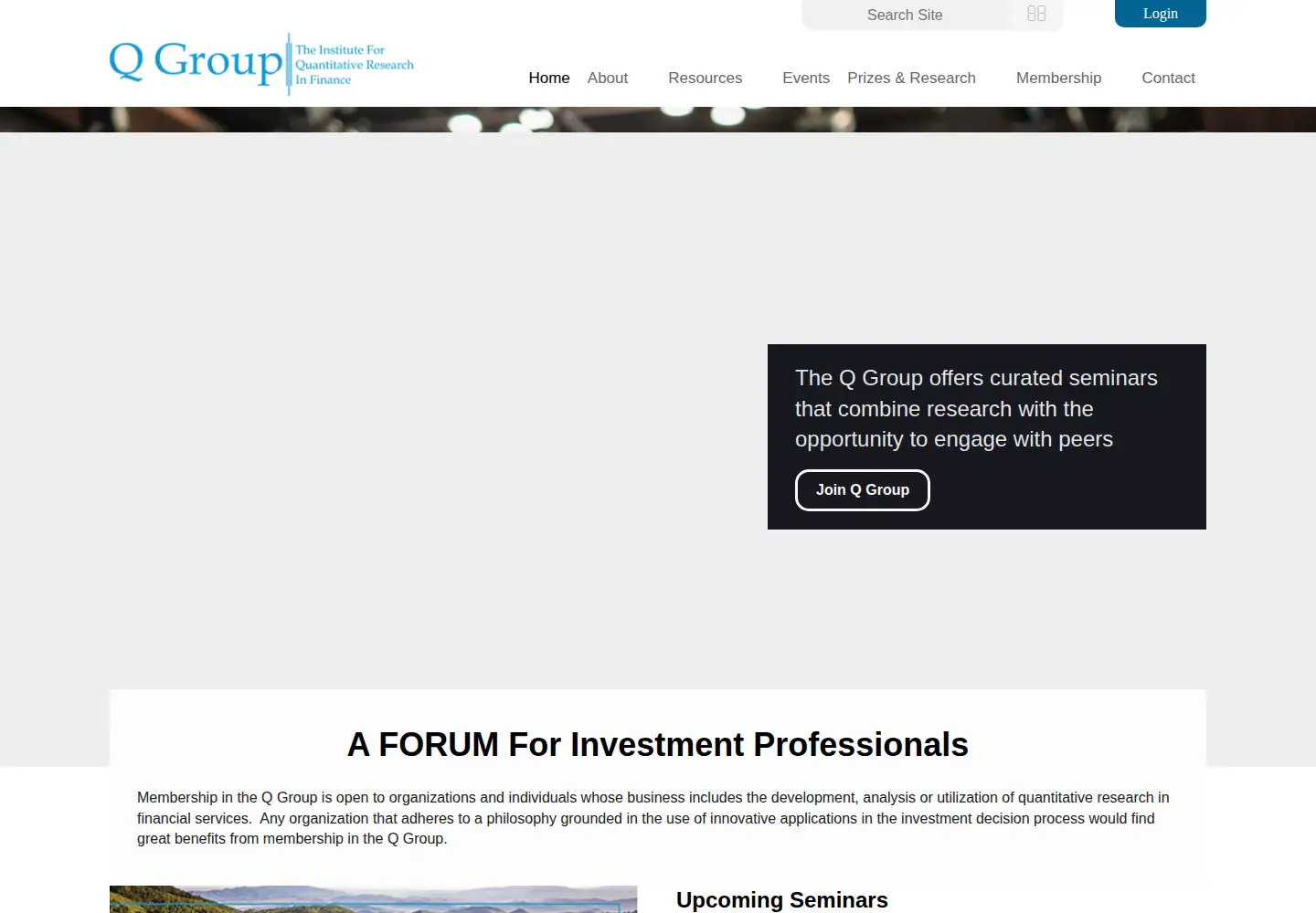 Screenshot of q-group.org