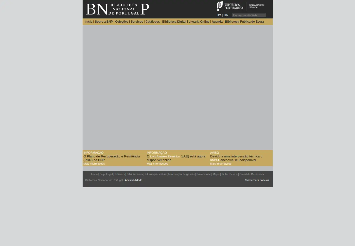 Screenshot of bnportugal.gov.pt