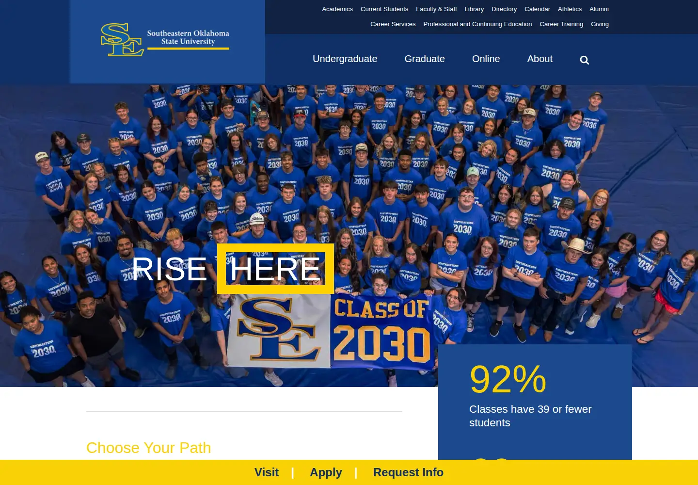 Screenshot of se.edu