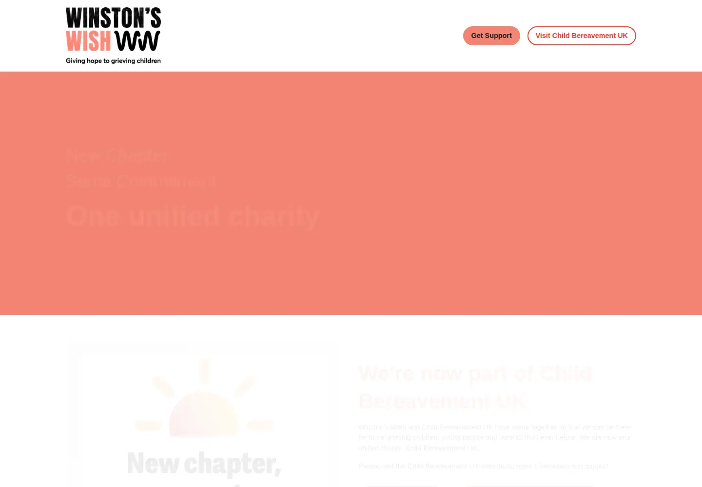 Screenshot of winstonswish.org