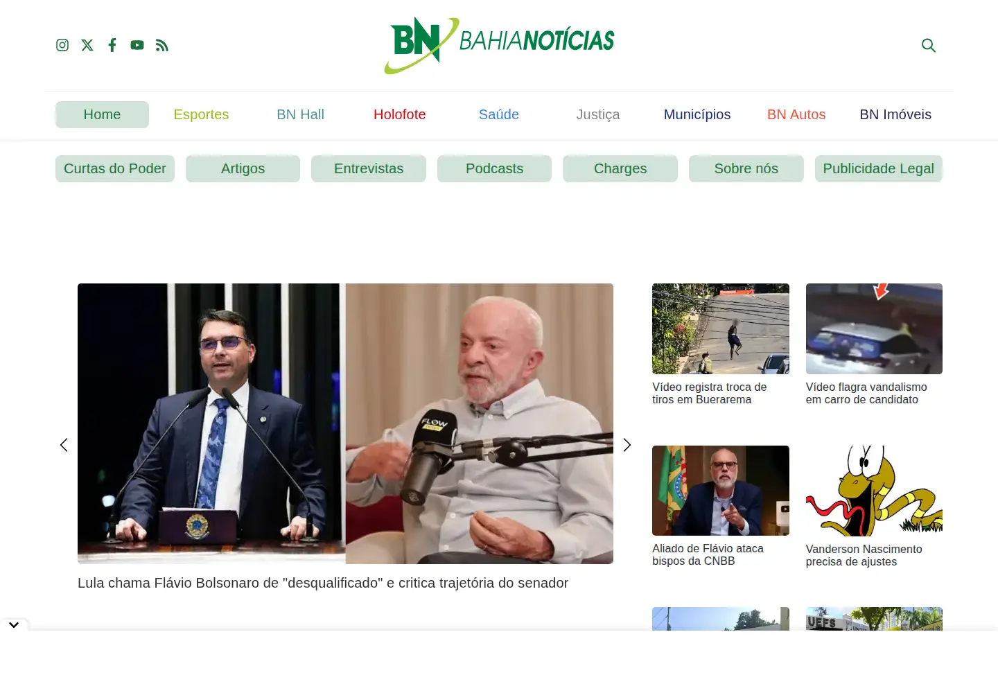 Screenshot of bahianoticias.com.br