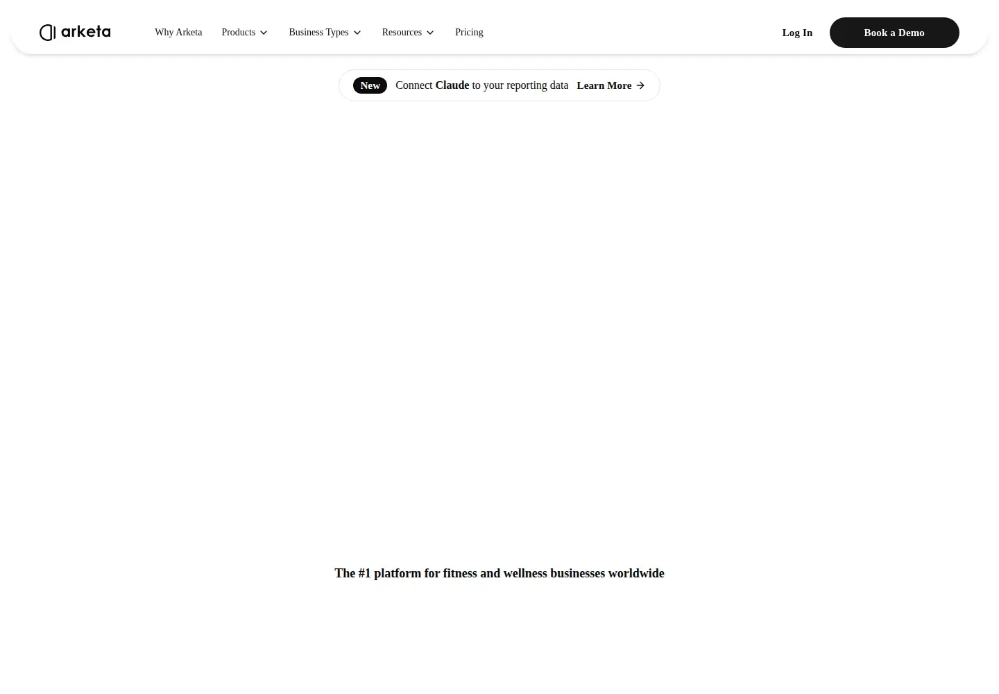 Screenshot of arketa.co